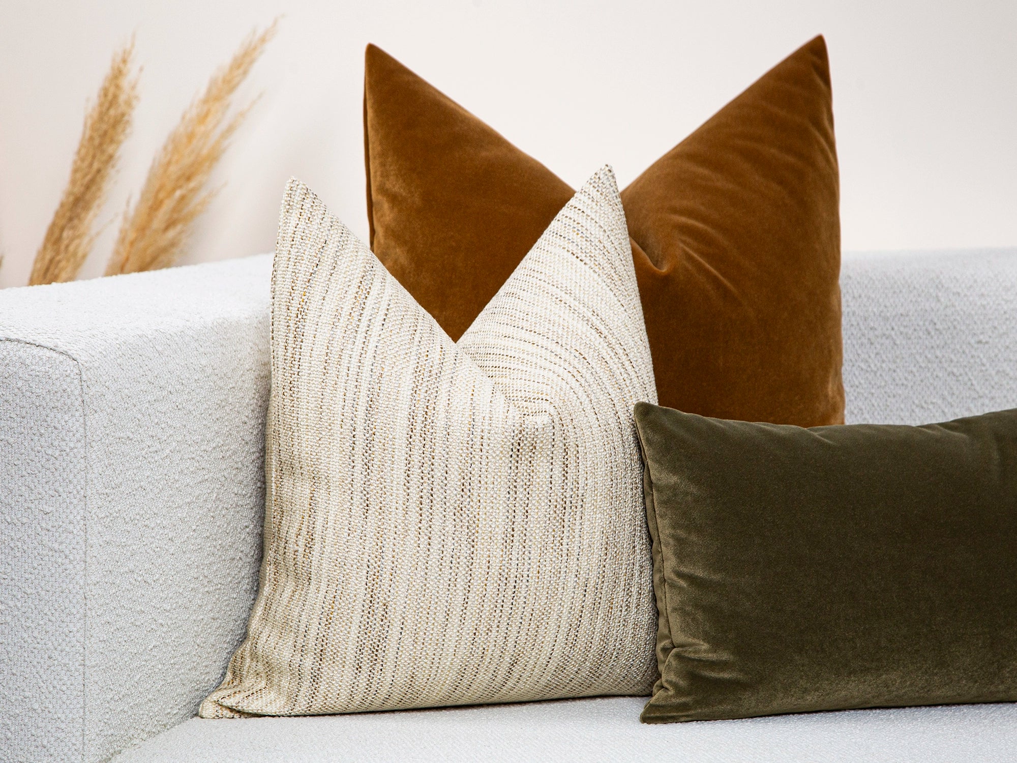Cream Linen Woven Pillow Cover