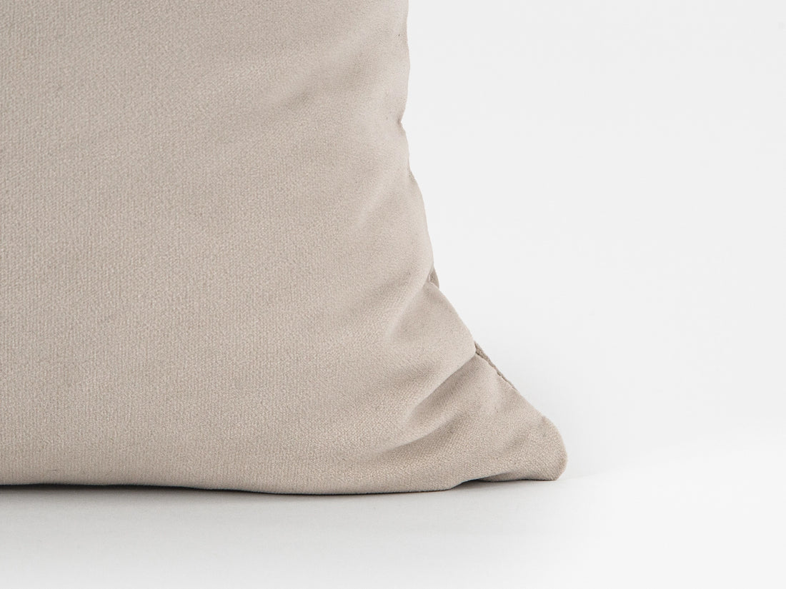 Cream Velvet Pillow Cover