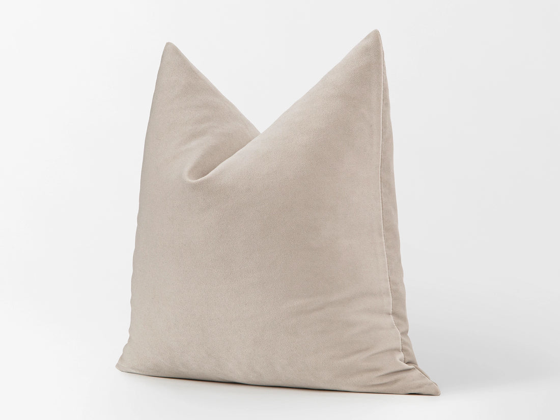 Cream Velvet Pillow Cover