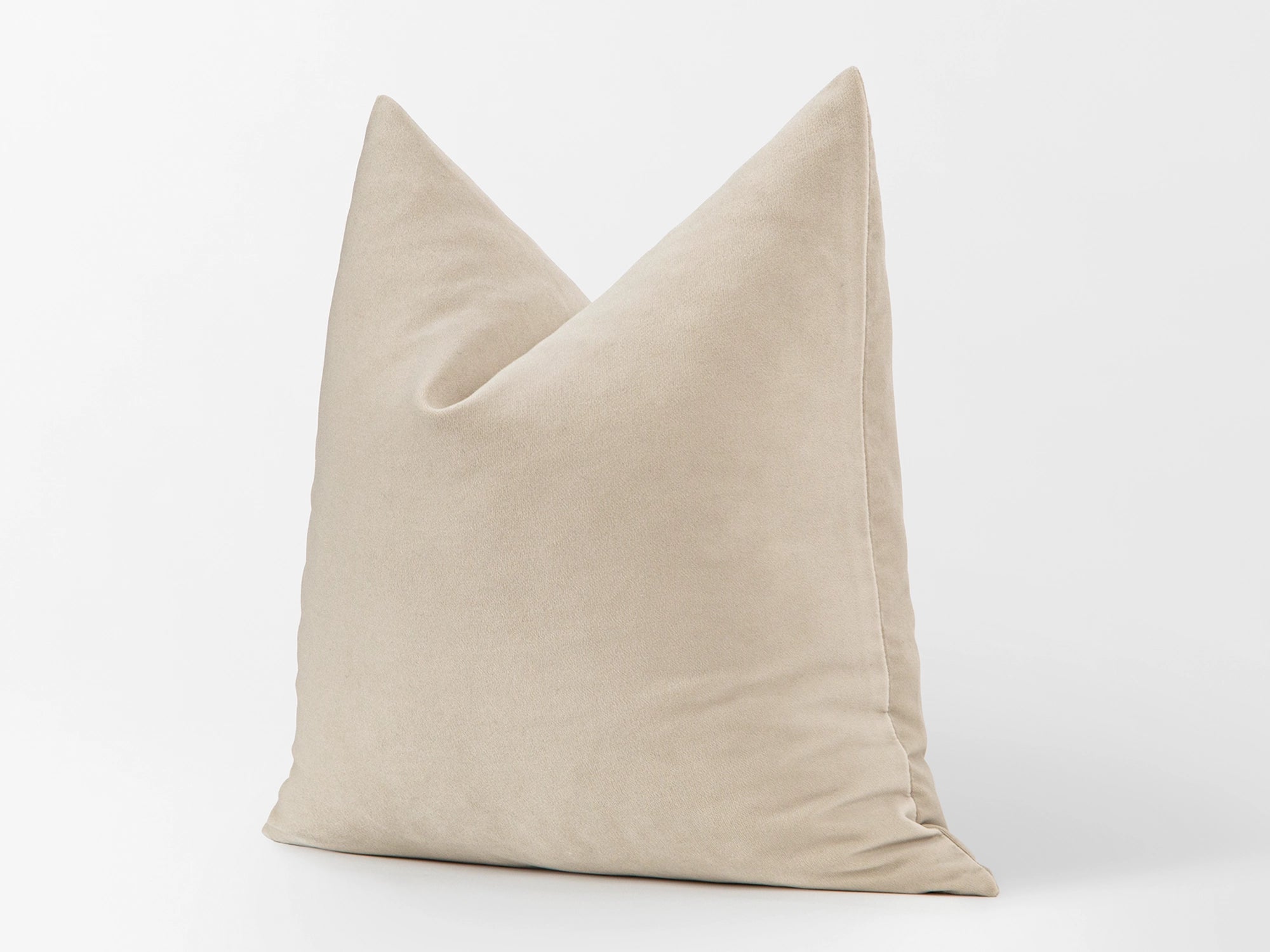 Cream Velvet Pillow Cover