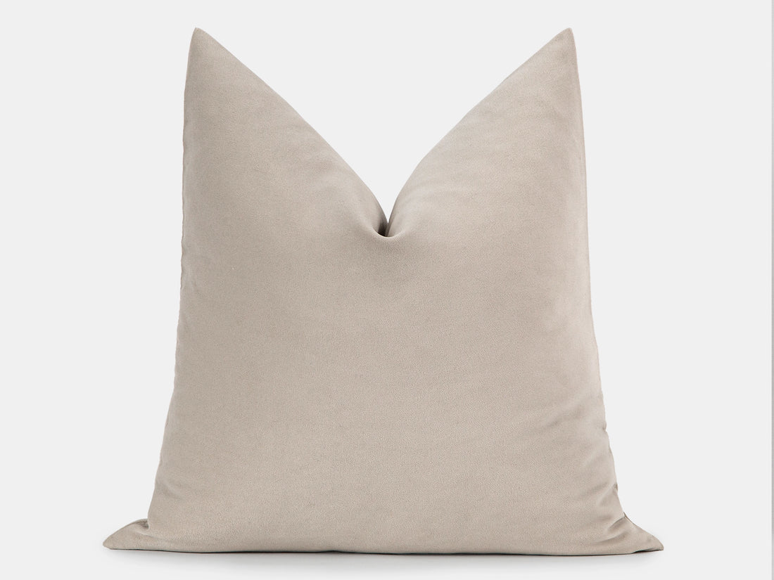 Cream Velvet Pillow Cover