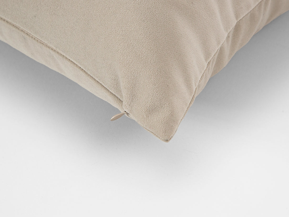 Cream Velvet Pillow Cover