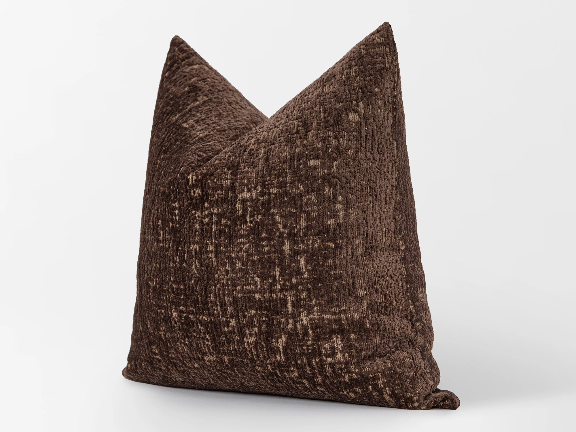 Dark Brown Cozy Pillow Cover