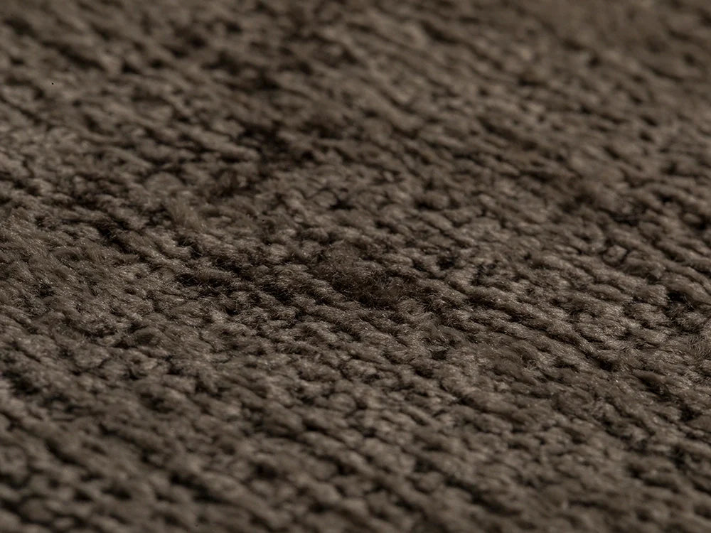 Dark Brown Chenille Upholstery Fabric - Eloria
