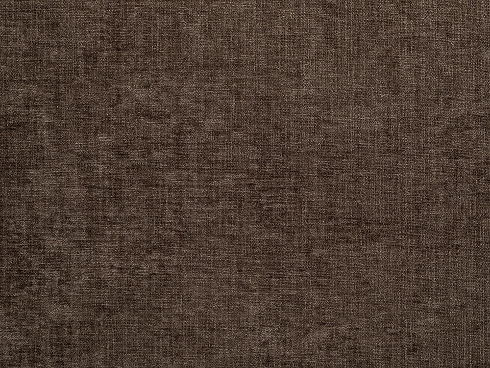 Dark Brown Chenille Upholstery Fabric - Eloria