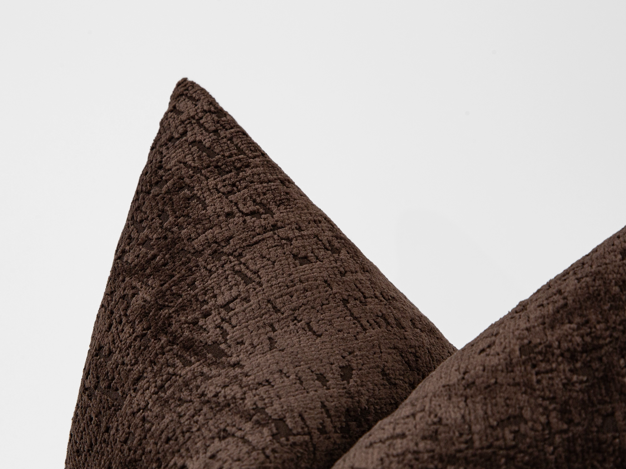 Dark Brown Throw Pillow Cover