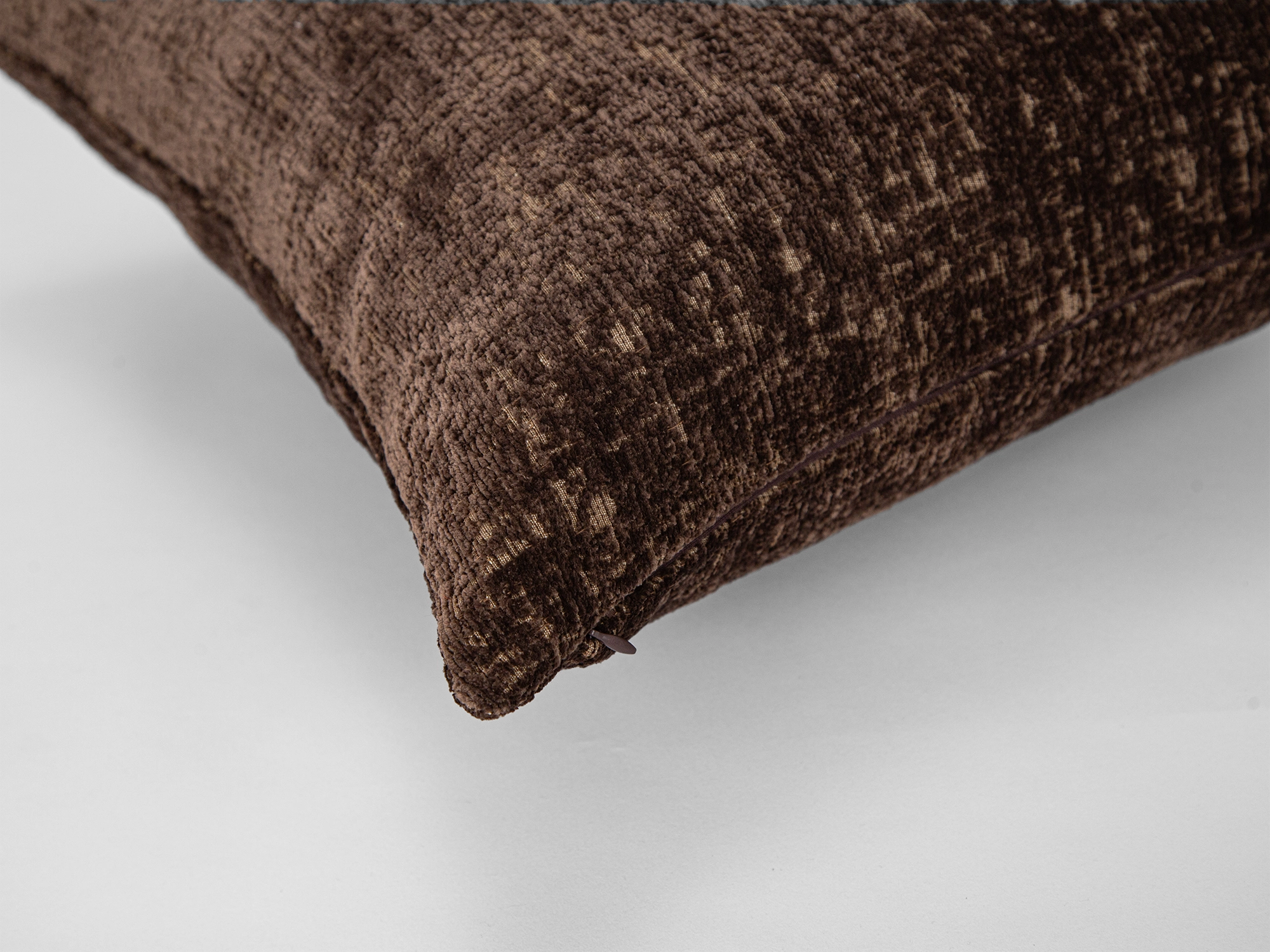 Dark Brown Cozy Pillow Cover