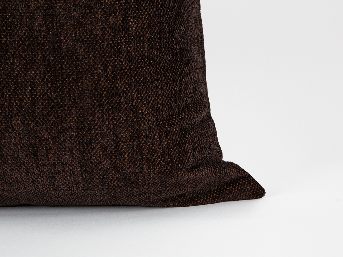 Dark Brown Pillow Cover