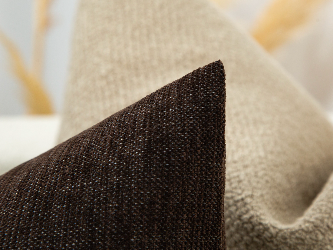 Dark Brown Throw Pillow Cover
