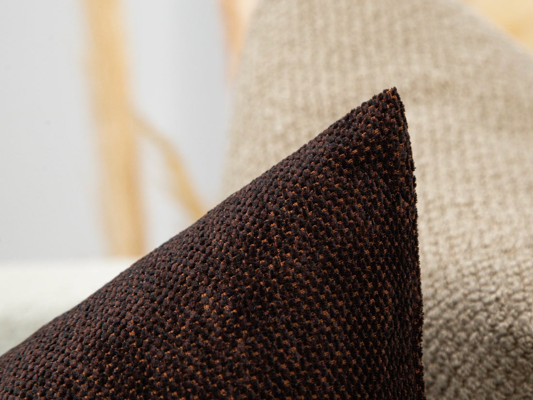 Dark Brown Pillow Cover