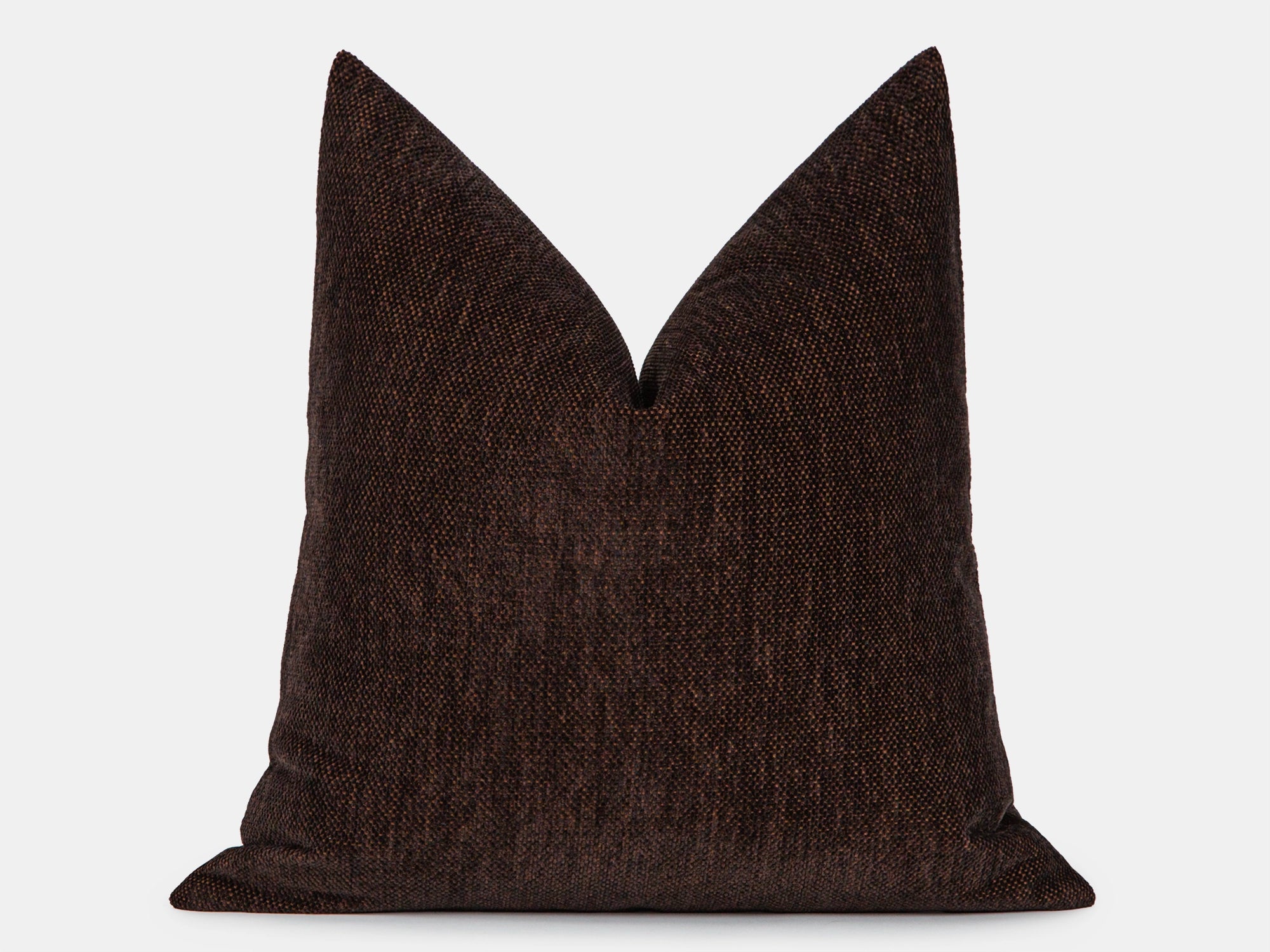 Dark Brown Pillow Cover