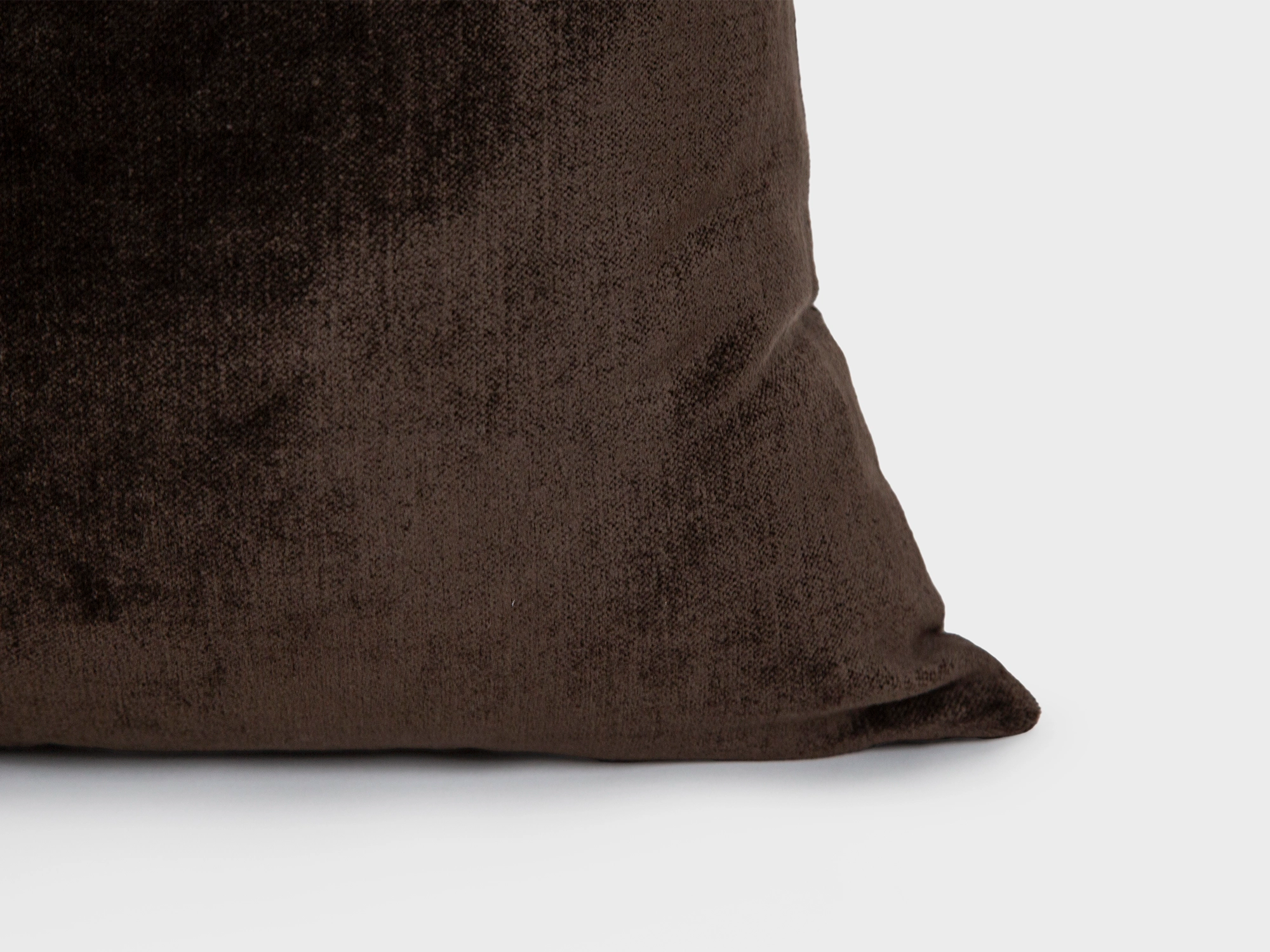 Dark Brown Woven Pillow Cover – Lustre