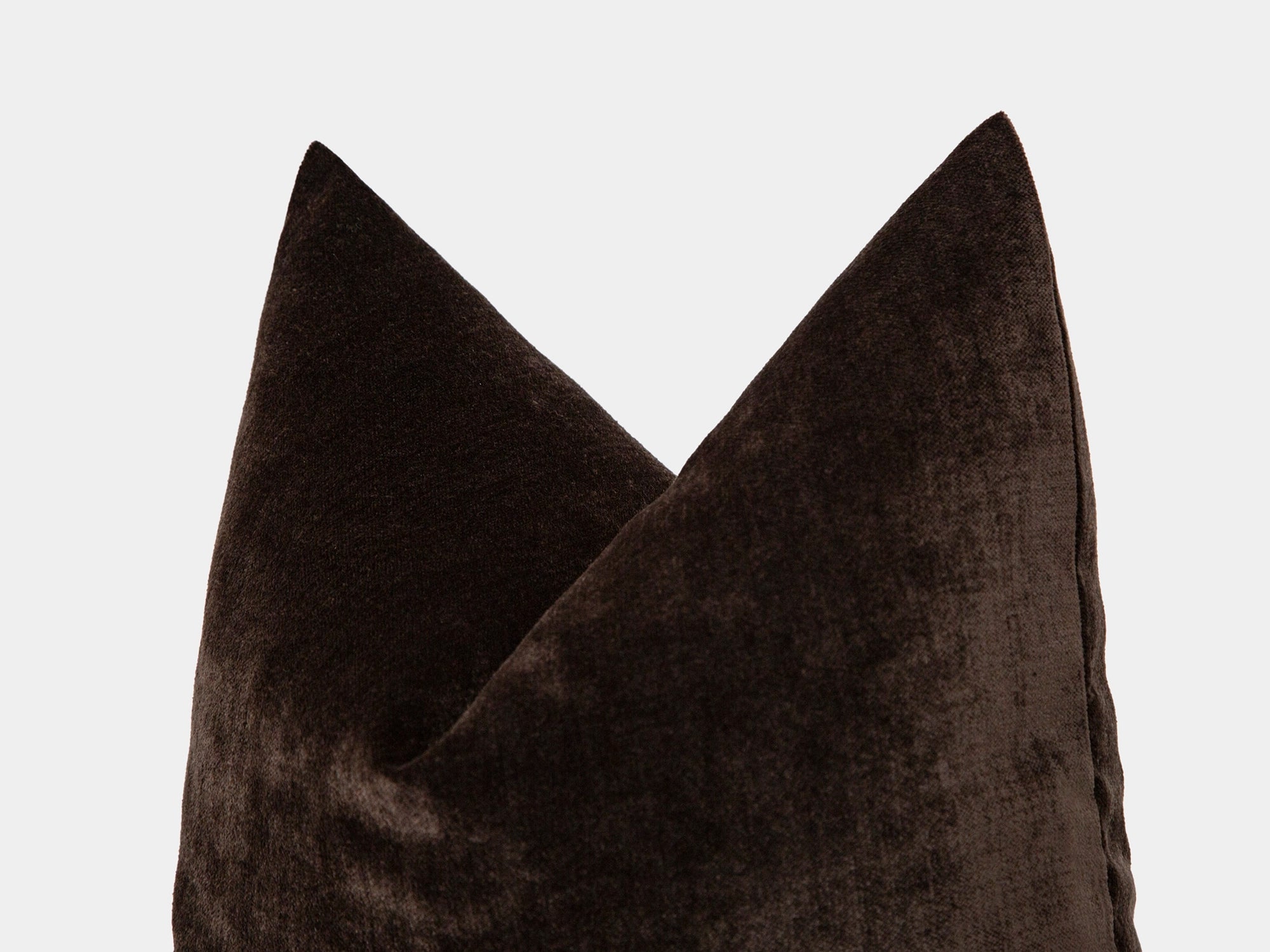 Dark Brown Woven Pillow Cover – Lustre