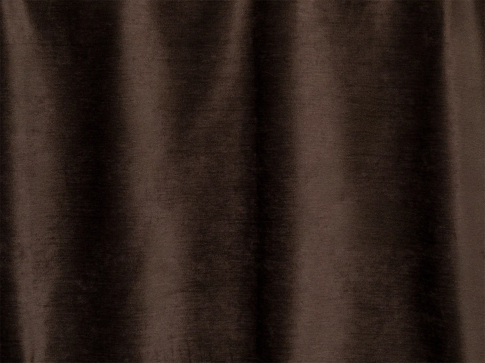 Dark Brown Silky Upholstery Fabric - Silkha
