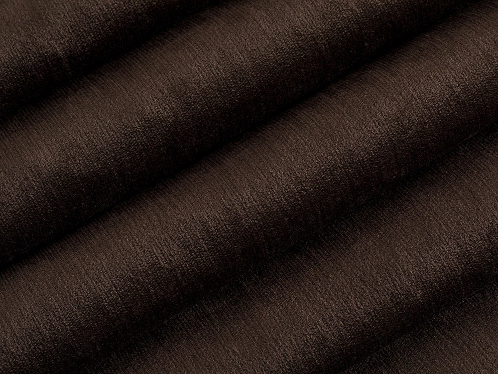 Dark Brown Silky Upholstery Fabric - Silkha