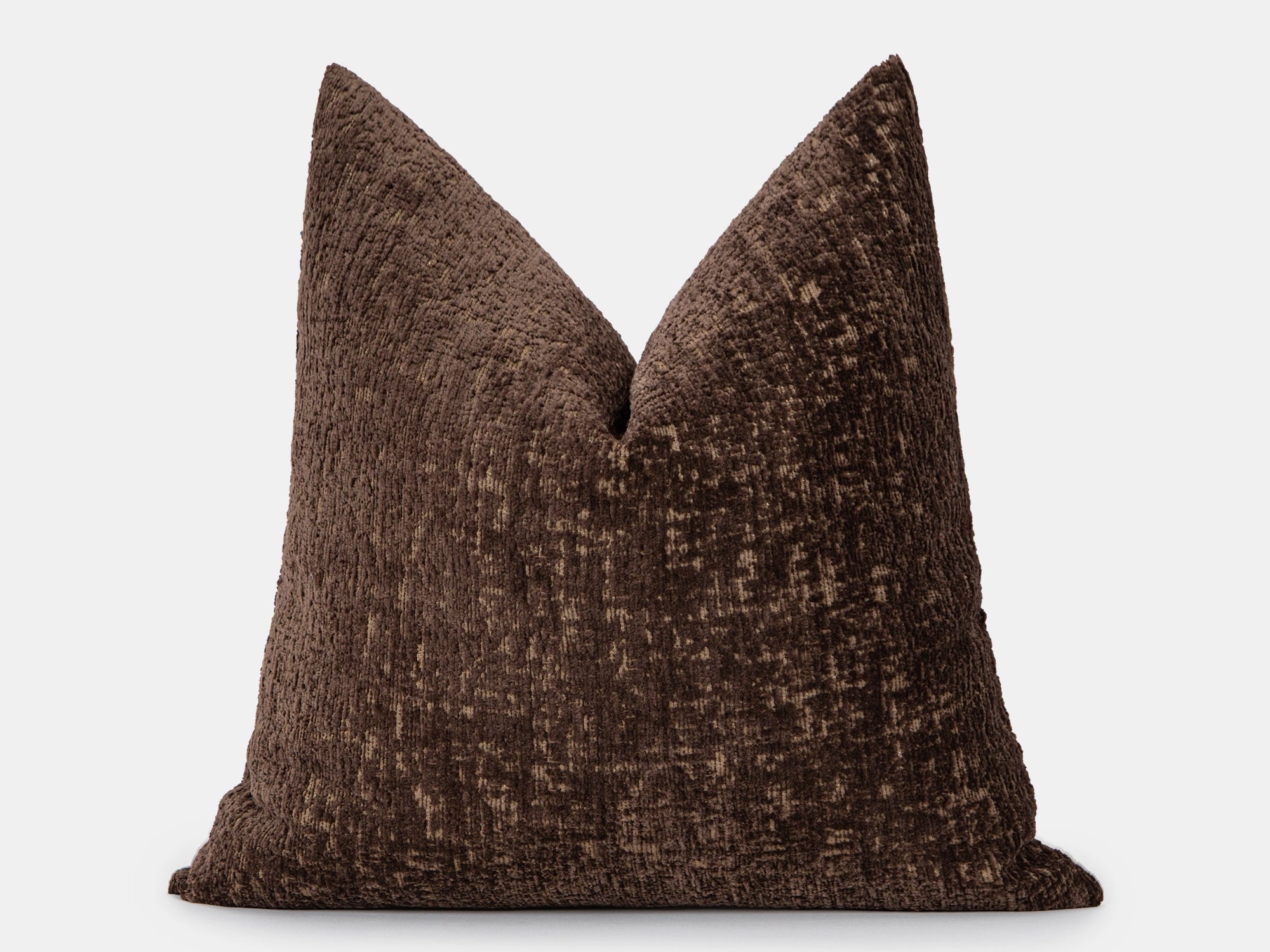 Dark Brown Cozy Pillow Cover