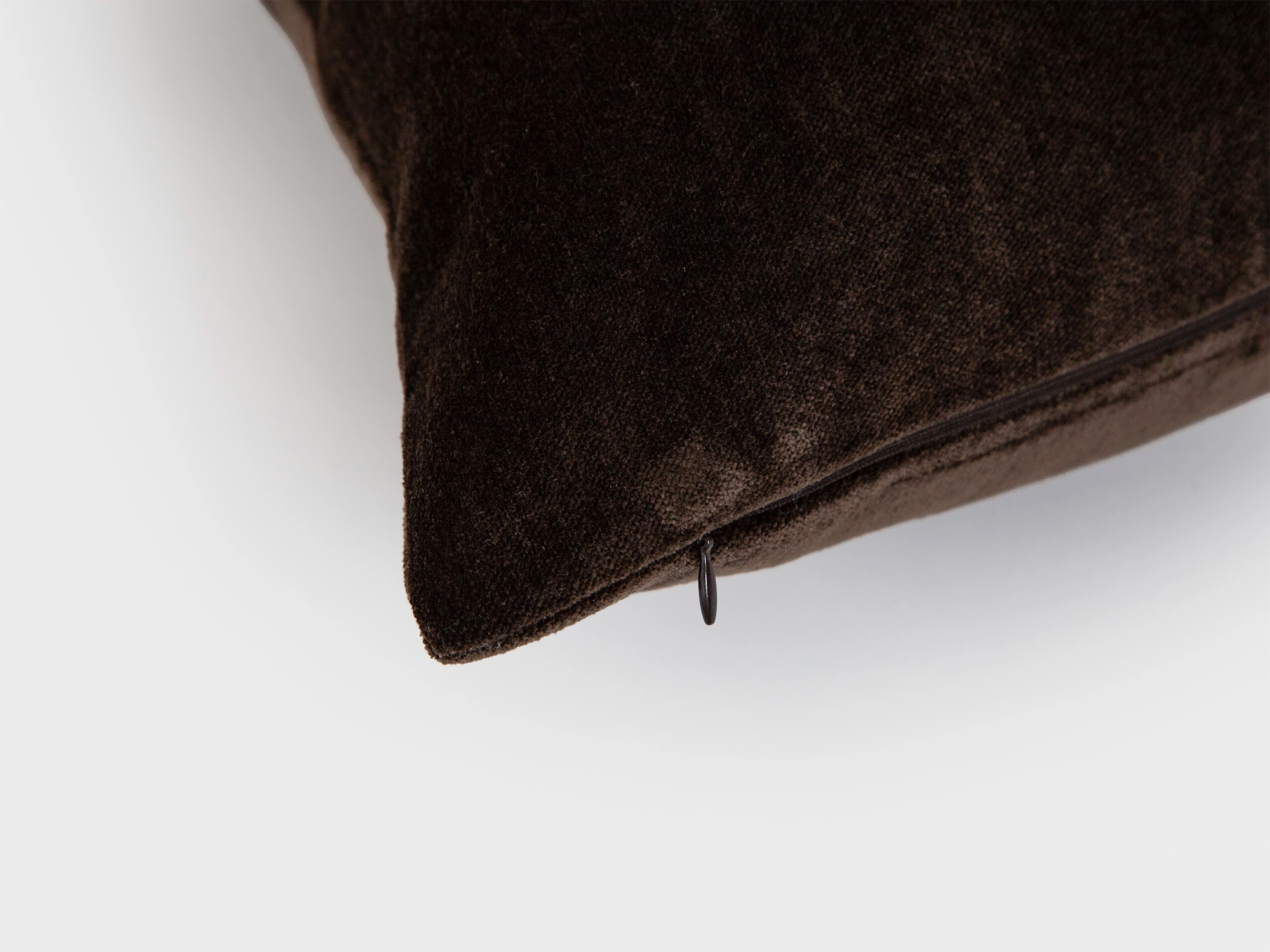 Dark Brown Woven Pillow Cover – Lustre