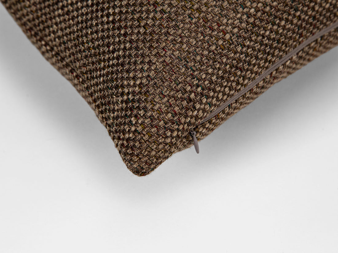 Dark Brown Throw Pillow Cover