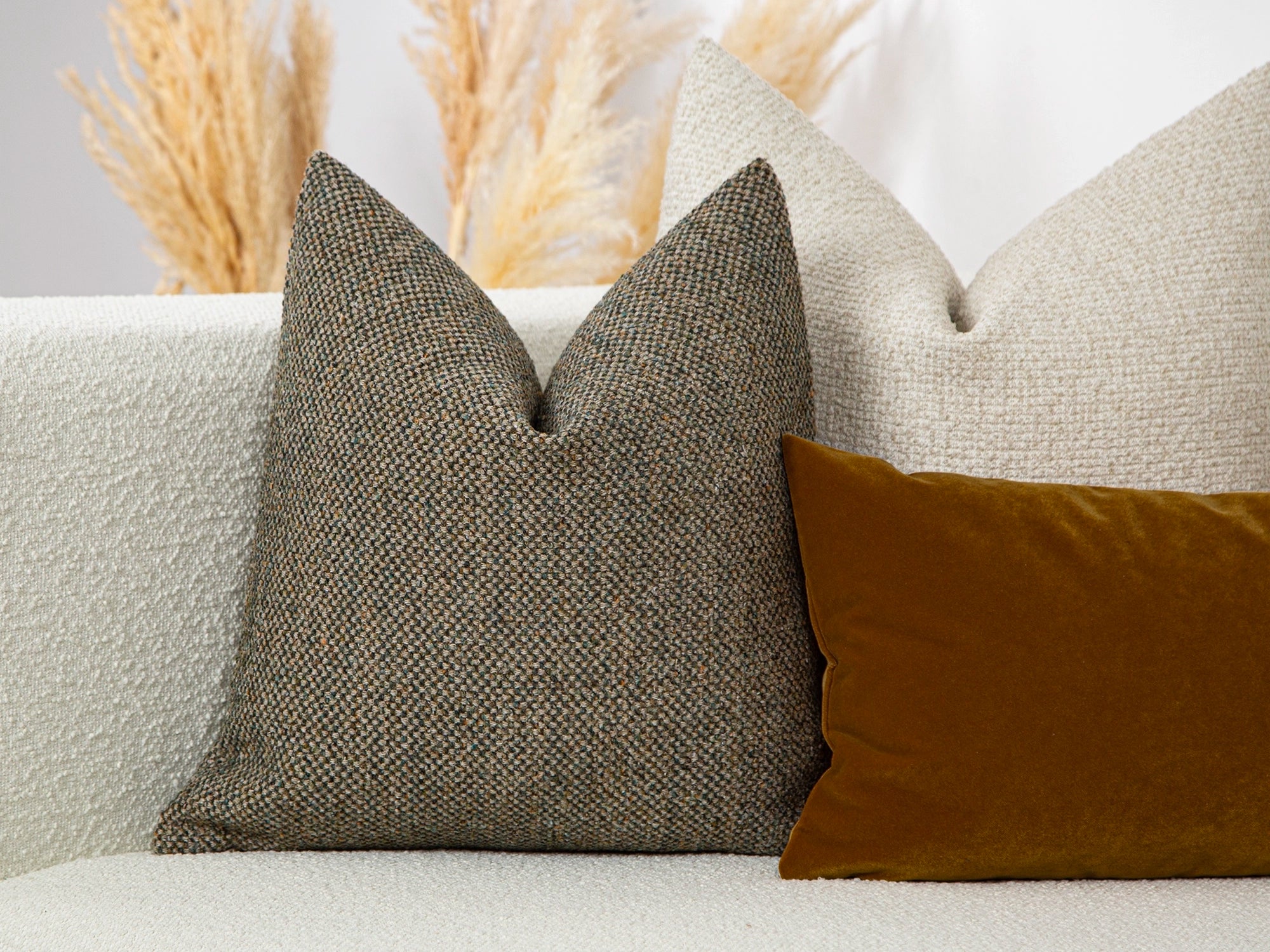 Earthy Colorful Boho Pillow Cover