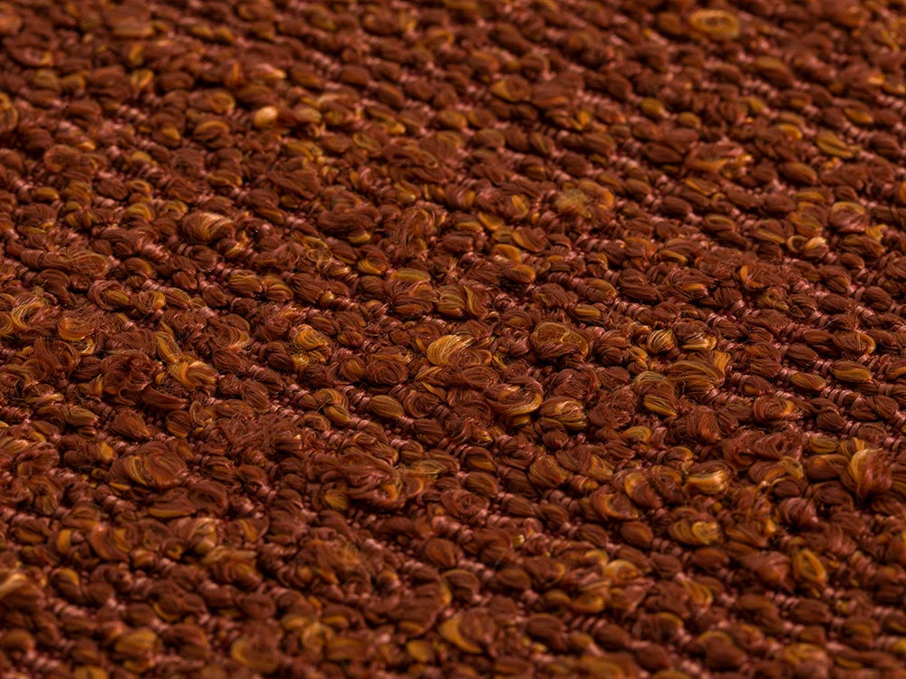 Dark Copper Boucle Upholstery Fabric - Monarch