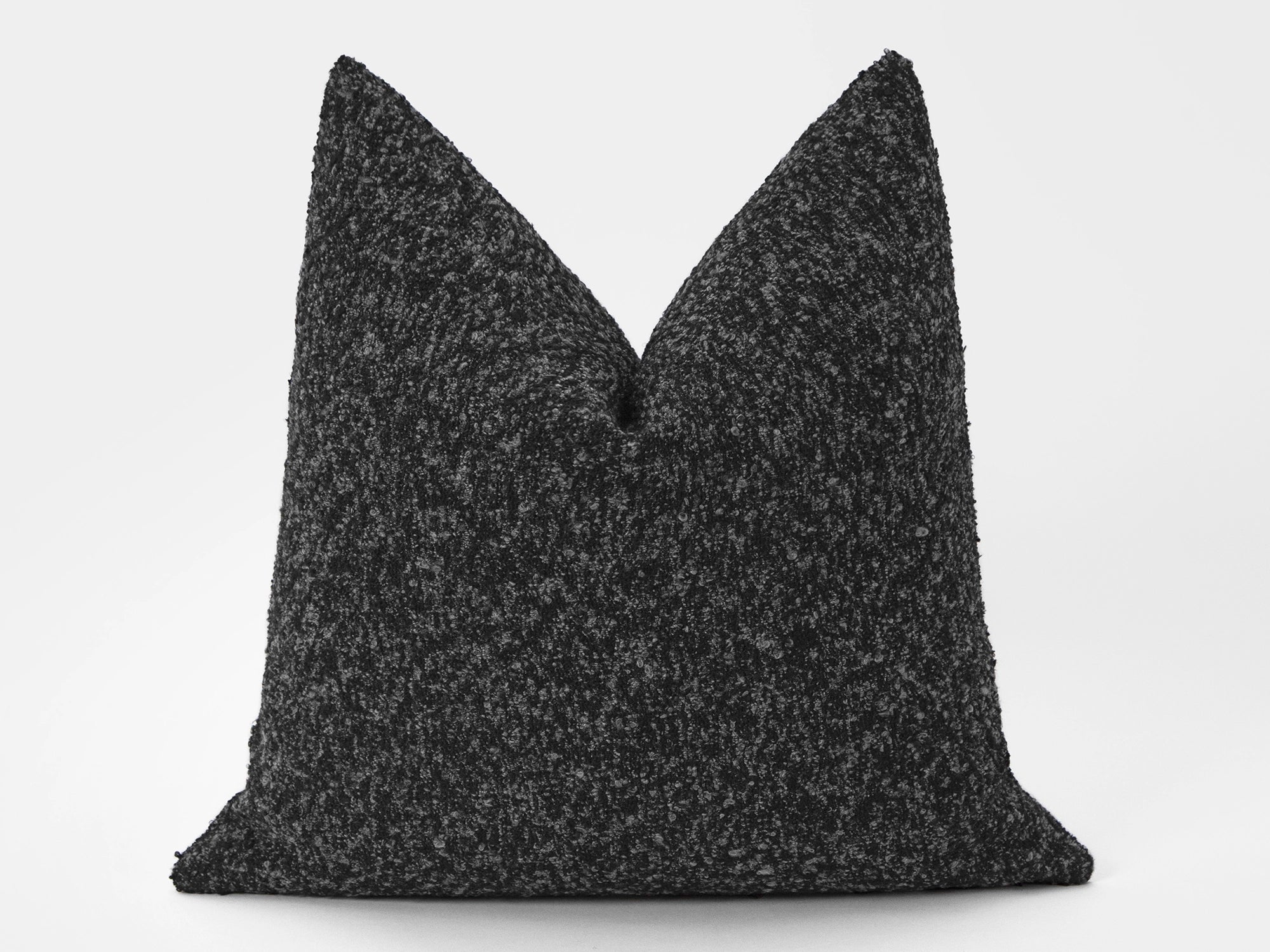 Dark Gray Alpaca Pillow Cover