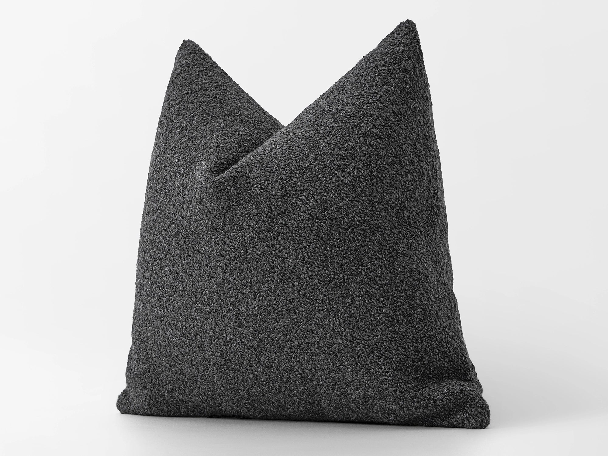 Charcoal Alpaca Pillow Cover