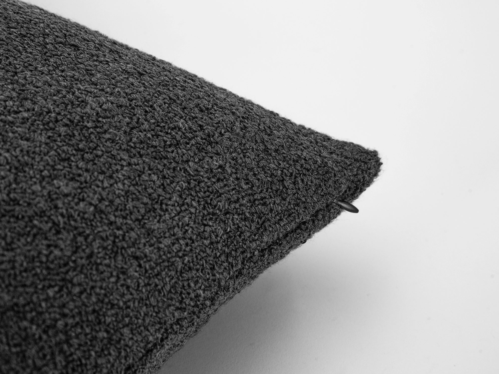 Charcoal Alpaca Pillow Cover