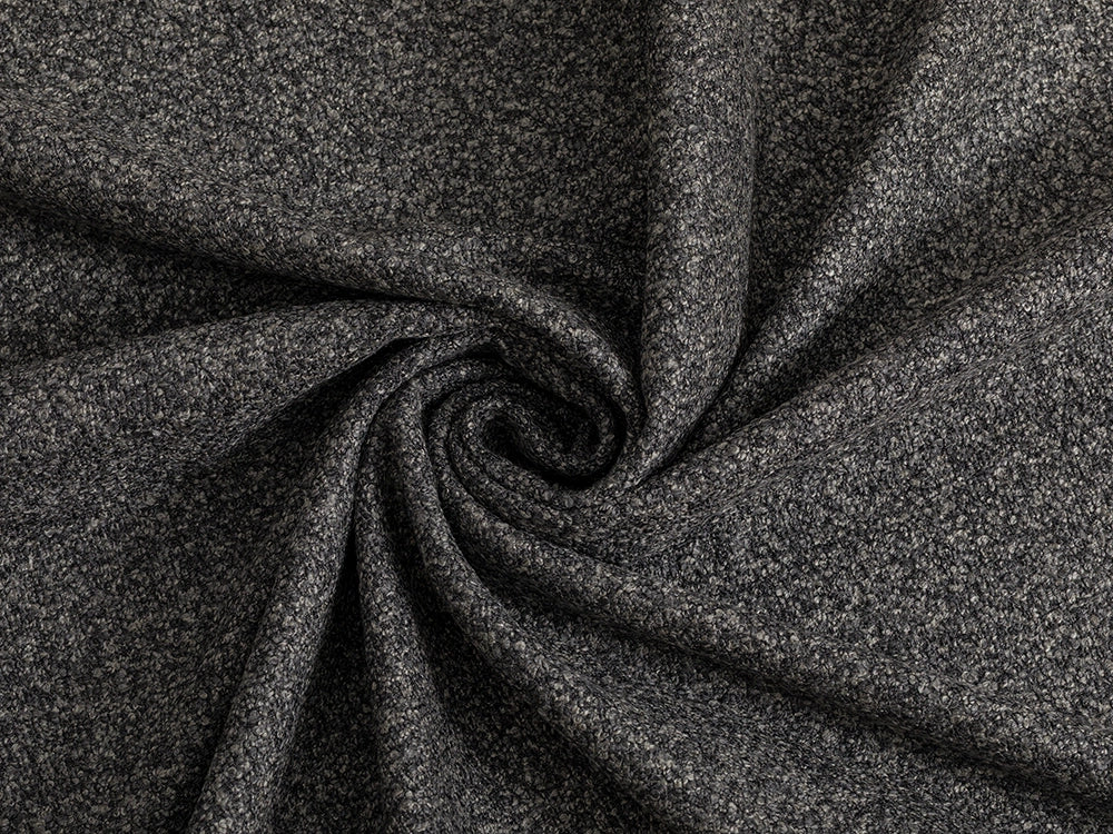Dark Gray Boucle Upholstery Fabric - Roam Boucle