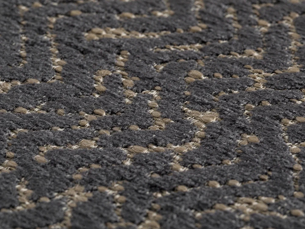 Dark Gray Chevron Upholstery Fabric - Nexus Chevron