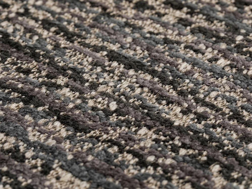 Dark Gray Textured Upholstery Fabric - Nexus Pulse