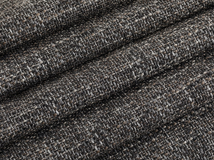 Dark Gray Woven Upholstery Fabric - Harvest