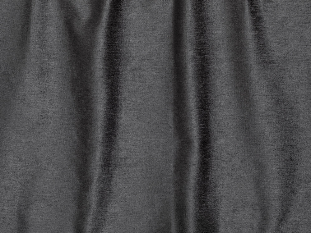 Dark Gray Silky Upholstery Fabric - Silkha