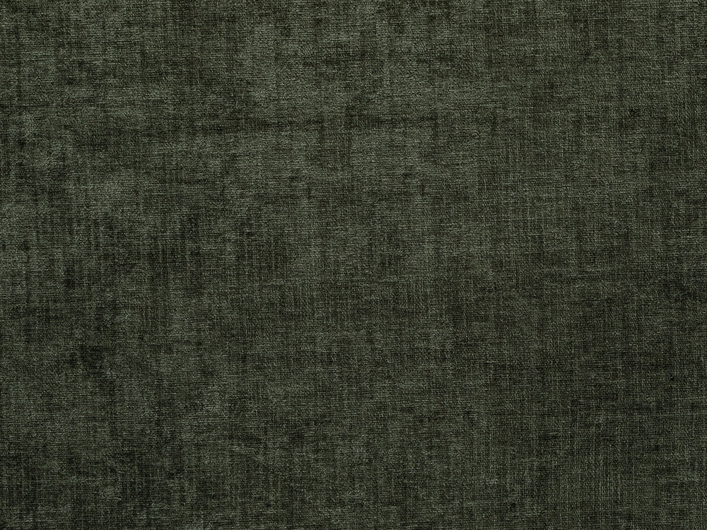 Dark Green Chenille Upholstery Fabric - Eloria
