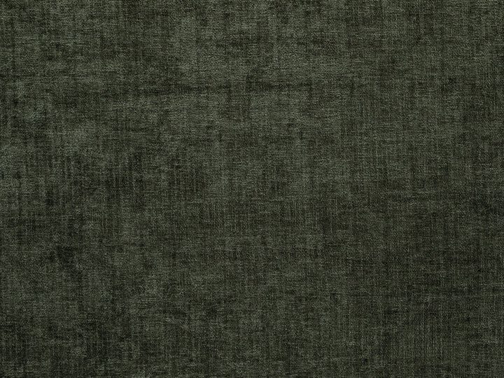 Dark Green Chenille Upholstery Fabric - Eloria