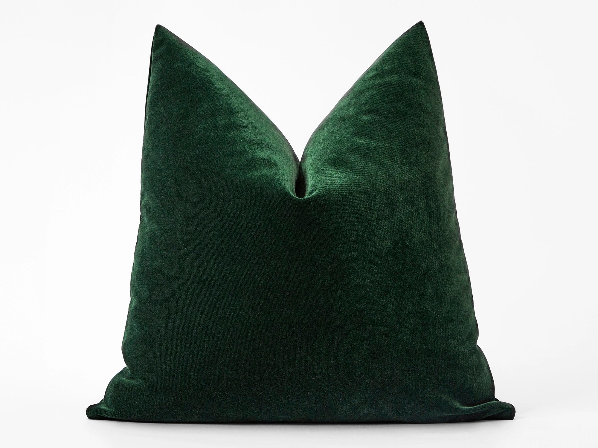 Christmas Green Velvet Pillow Cover