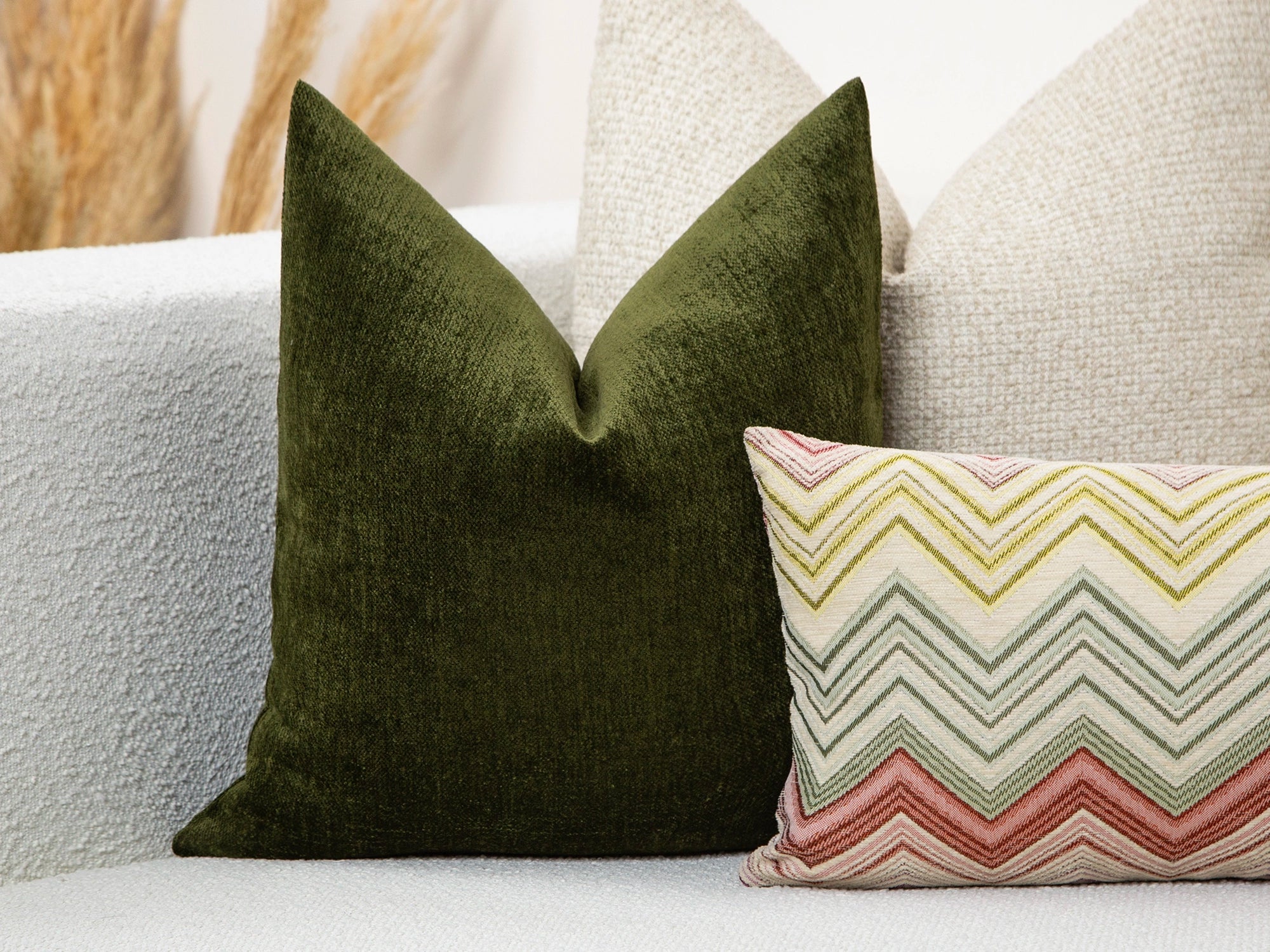 Dark Olive Pillow Cover - Everyday