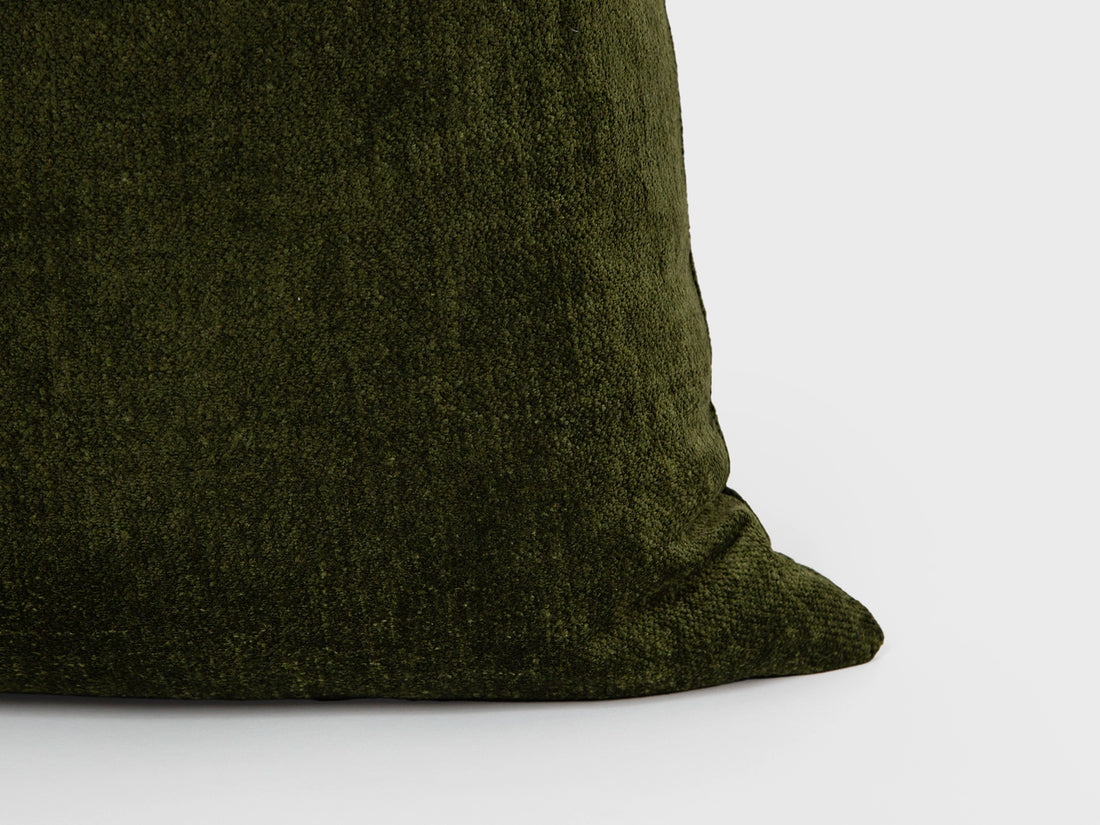 Dark Olive Pillow Cover - Everyday