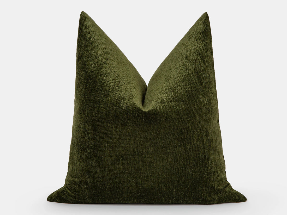 Dark Olive Pillow Cover - Everyday