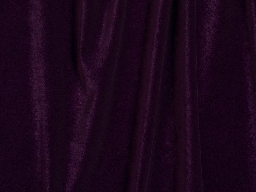 Dark Purple Velvet Upholstery Fabric - Classic Velvet