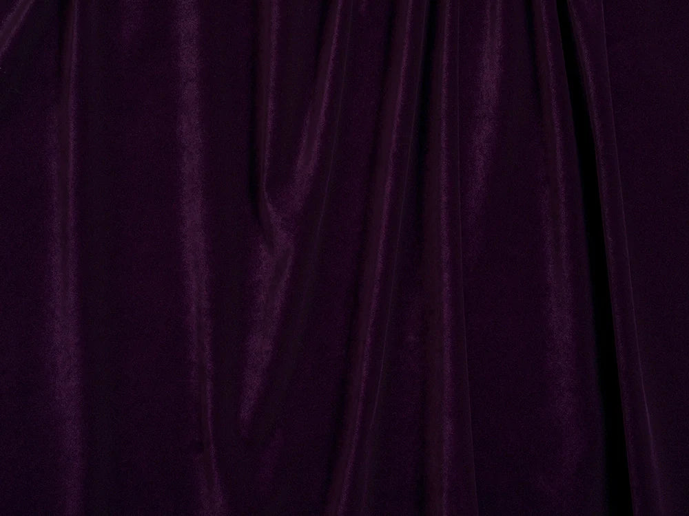 Dark Purple Velvet Upholstery Fabric - Classic Velvet