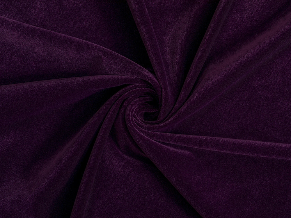 Dark Purple Velvet Upholstery Fabric - Classic Velvet