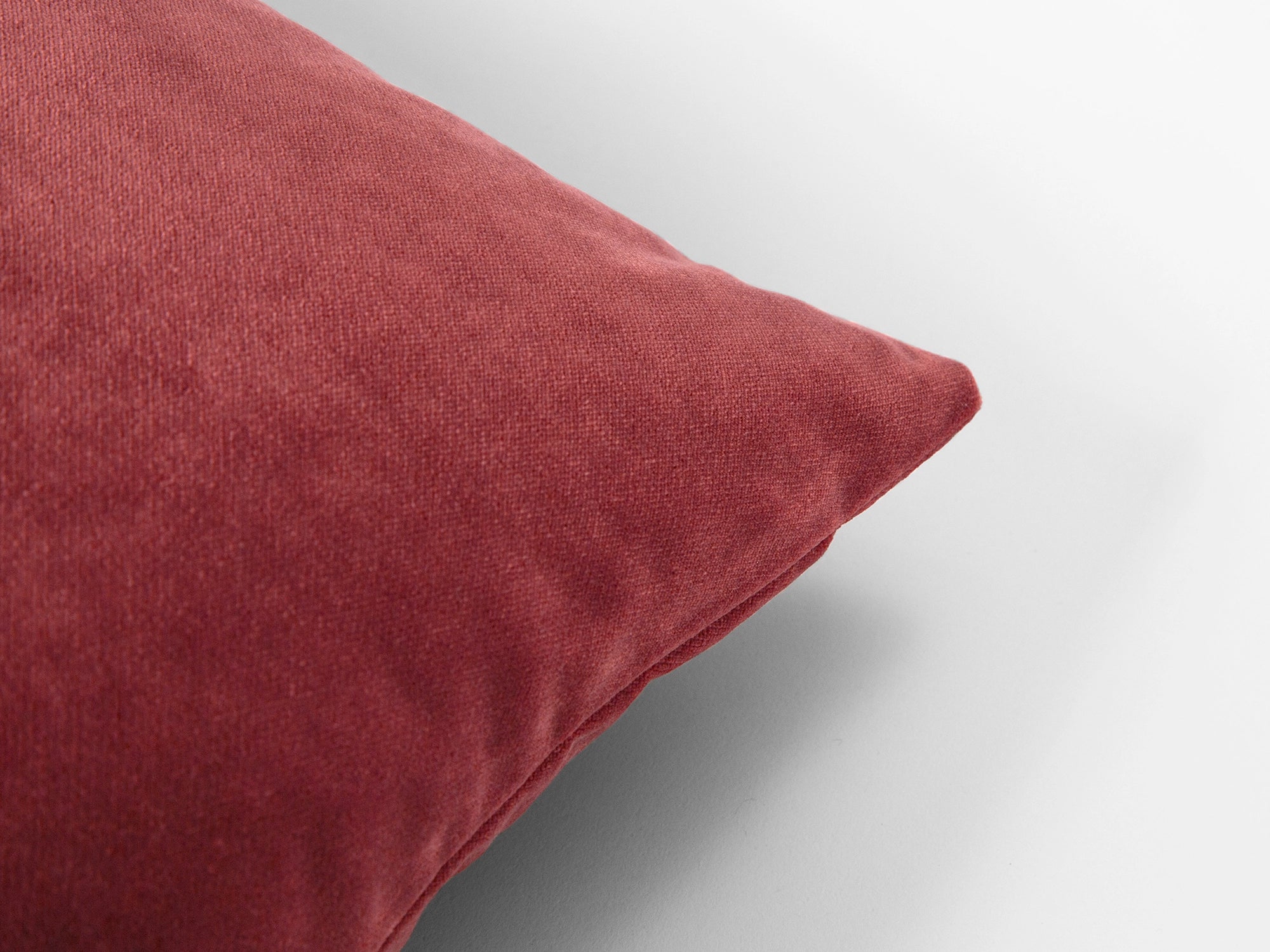 Dark Rose Velvet Pillow Cover