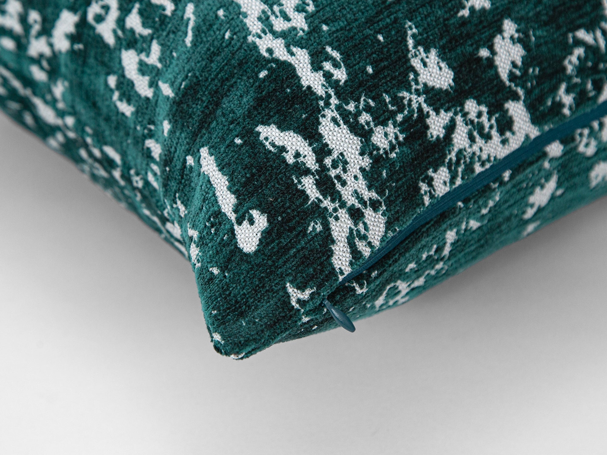 Dark Teal Abstract Pillow Cover