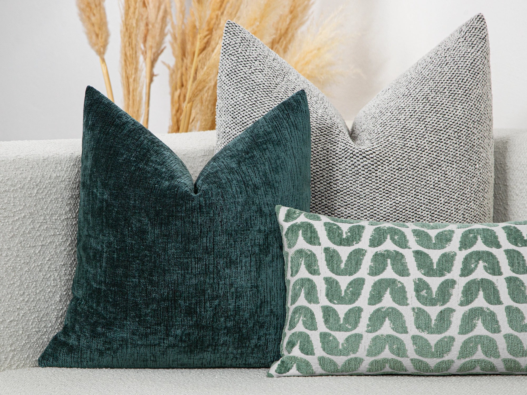Dark Teal Cozy Pillow Cover