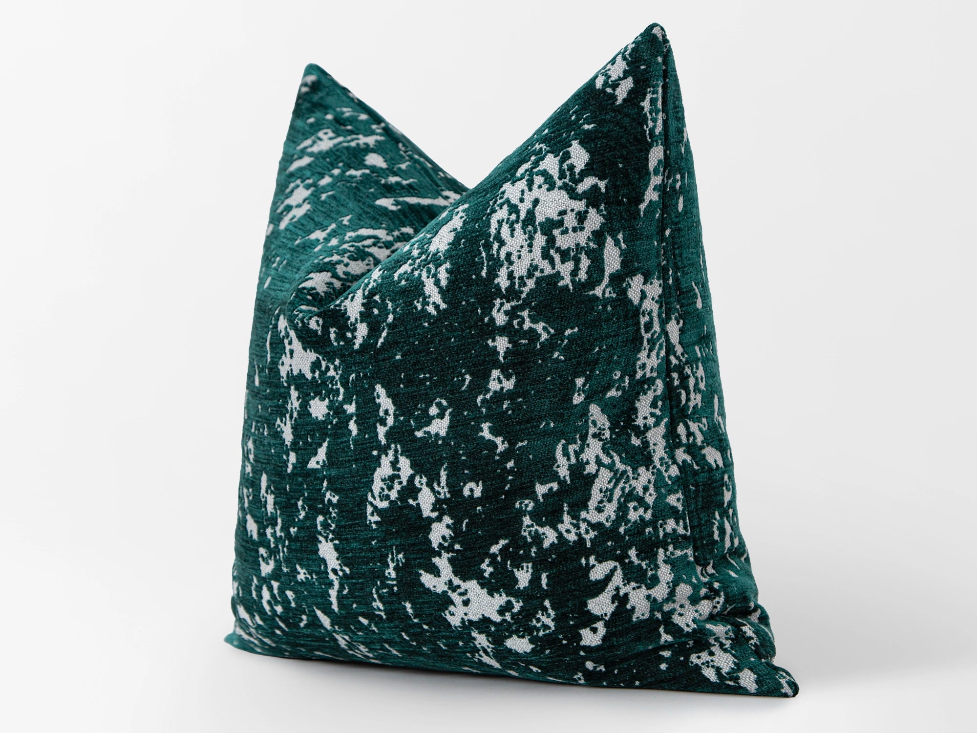 Dark Teal Abstract Pillow Cover