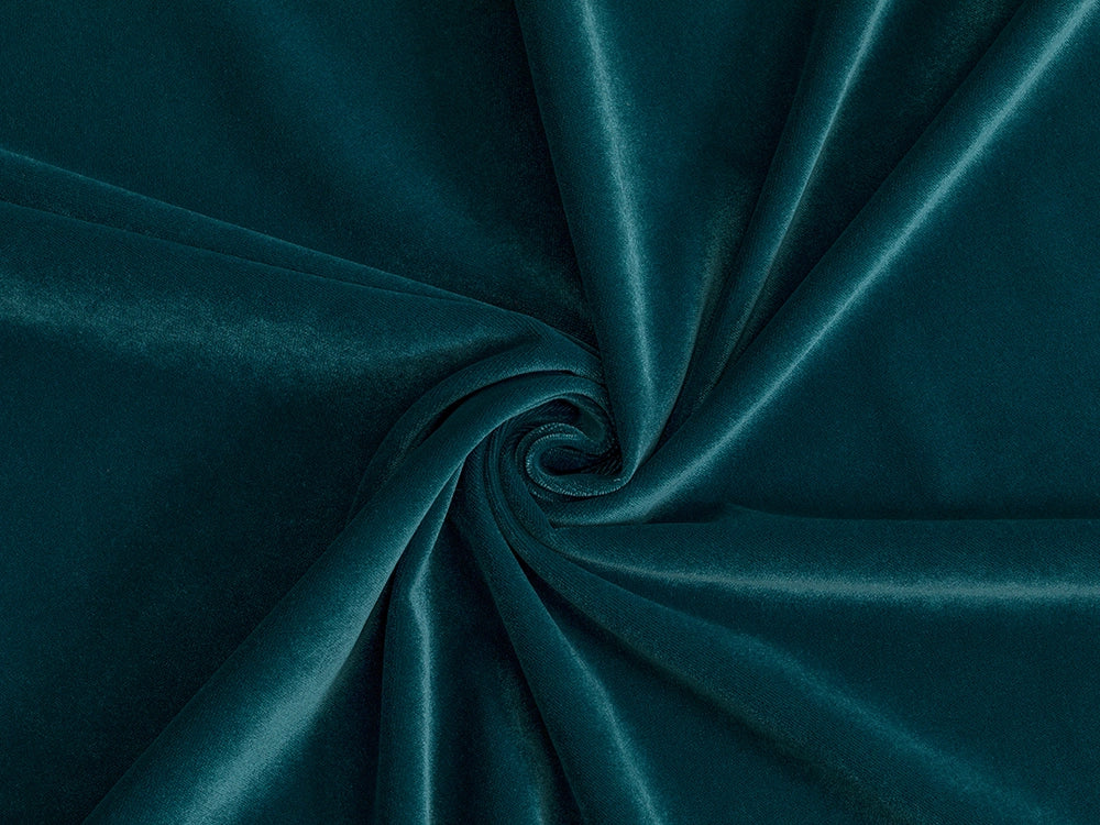 Dark Teal Velvet Upholstery Fabric  - Classic Velvet