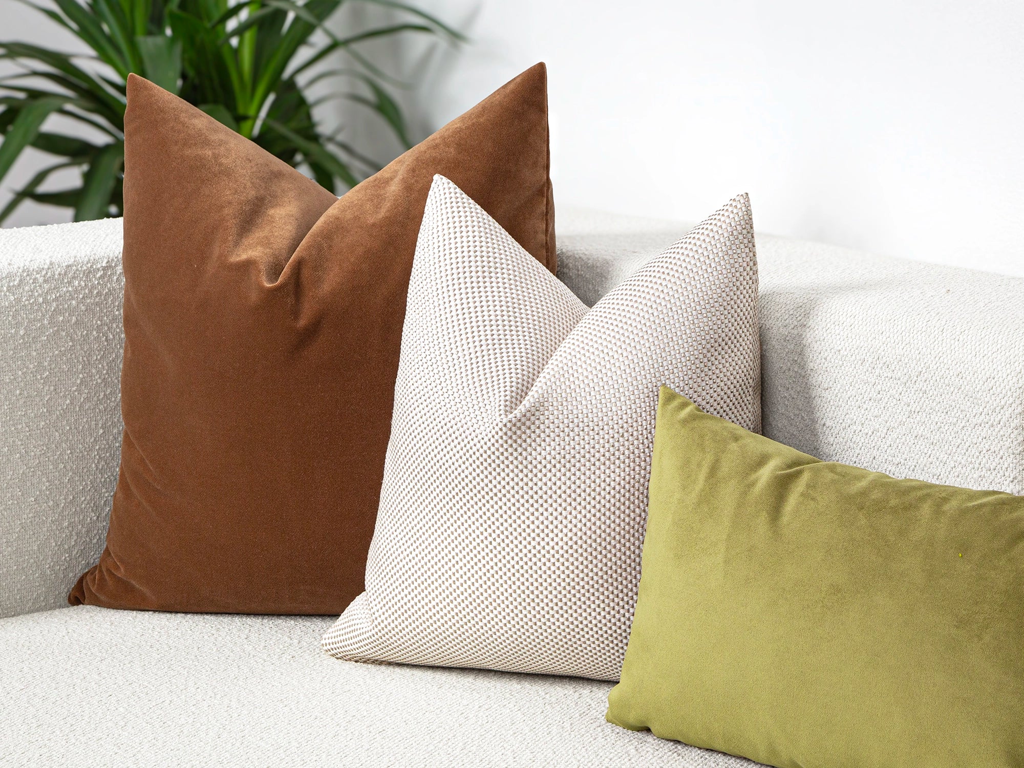 Cream and Gold Woven Pillow Cover