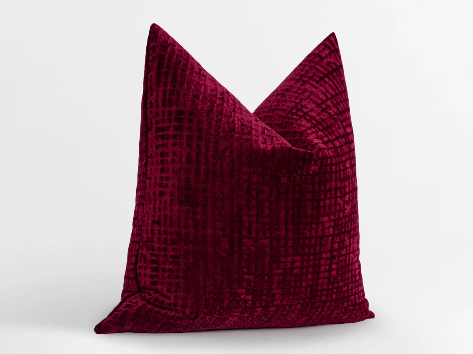 Burgundy Luxury Velvet Pillow Cover