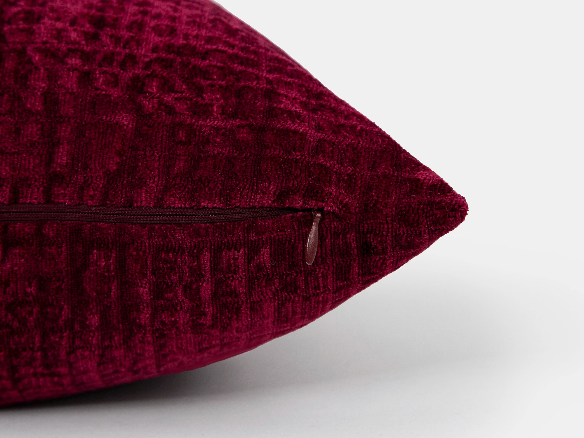 Burgundy Luxury Velvet Pillow Cover