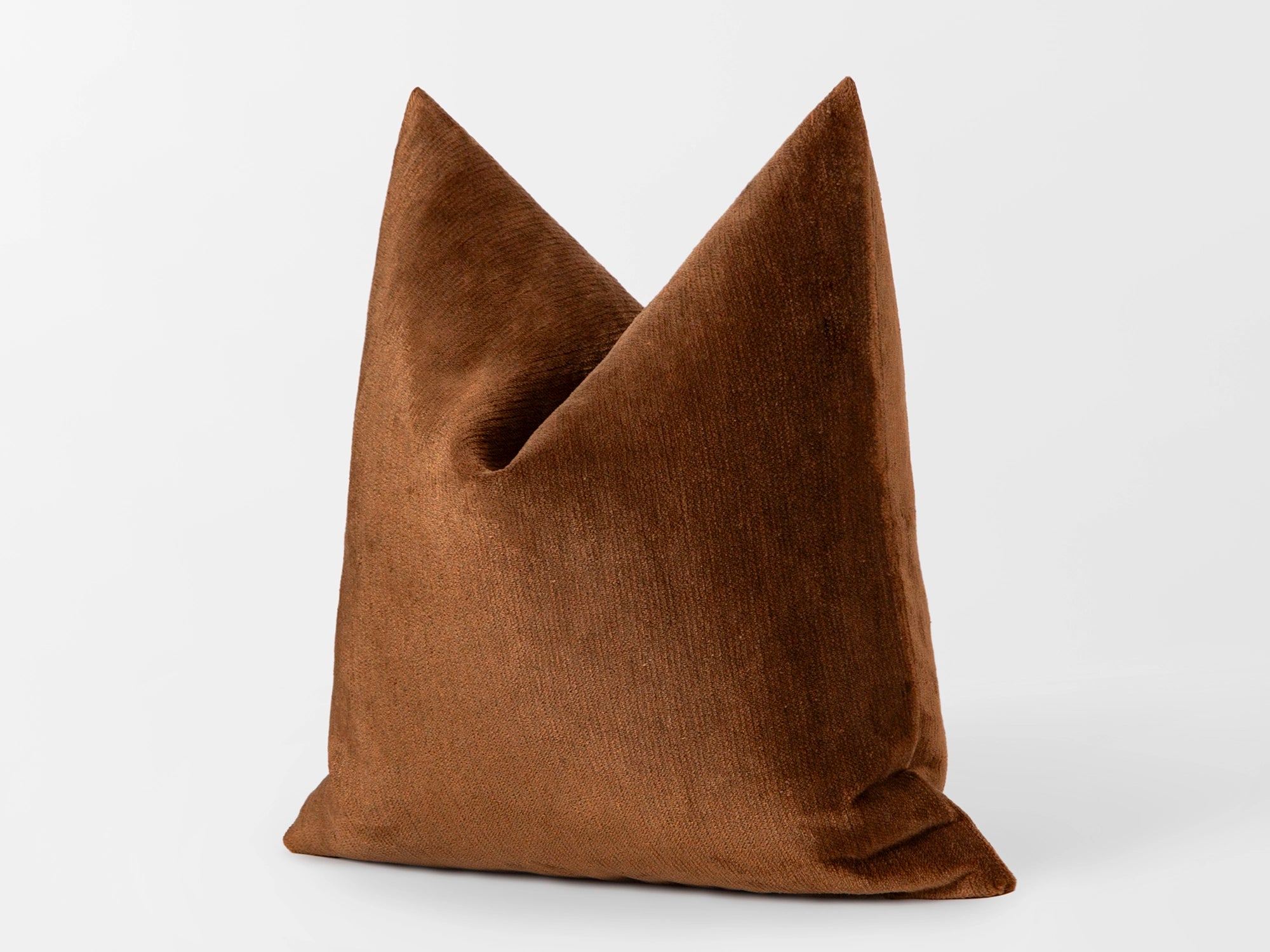 Deep Bronze Woven Pillow Cover